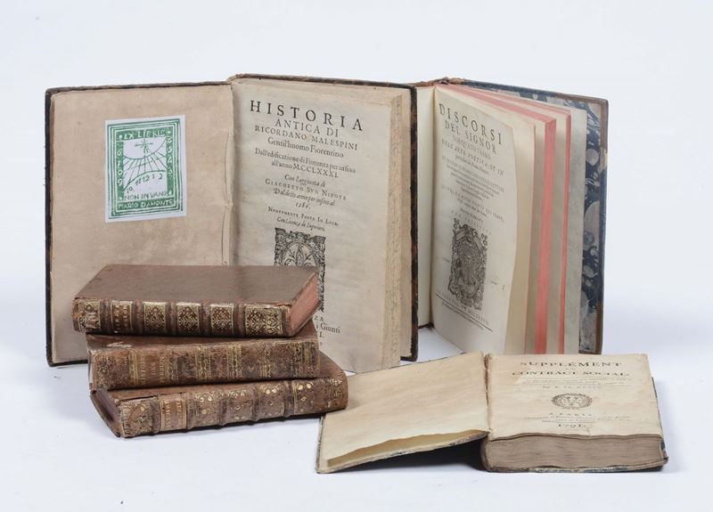 Malaspini Historia antica  - Asta Antiquariato e Dipinti Antichi - Cambi Casa d'Aste