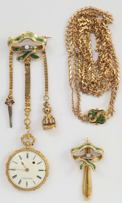 Chatelin con Orologio e Chiavetta
