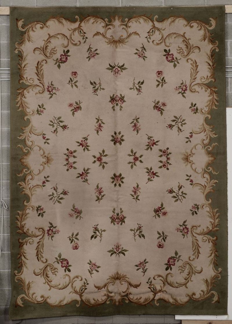 Tappeto europeo, Francia inizio XX secolo  - Asta Antiquariato e Dipinti Antichi - Cambi Casa d'Aste