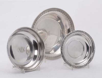 Tre Centrotavola Diversi in Sterling