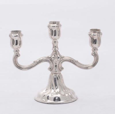 Candeliere in Argento 800 a Tre Luci