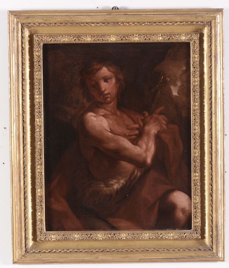 Gaetano Gandolfi (1734-1802), attribuito a S.Giovanni Battista  - Auction Antique and Old Masters - Cambi Casa d'Aste
