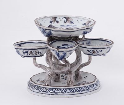 Saliera in Maiolica di Delfi
