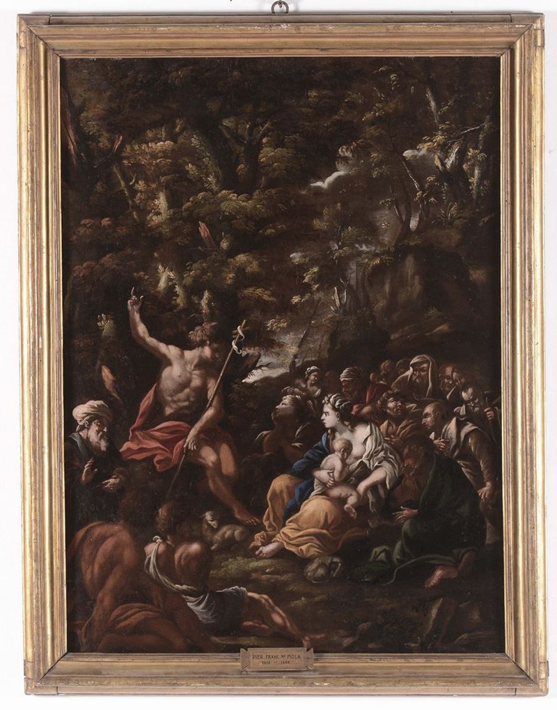 Scuola del XVII secolo S.Giovanni Battista  - Auction Antique and Old Masters - Cambi Casa d'Aste