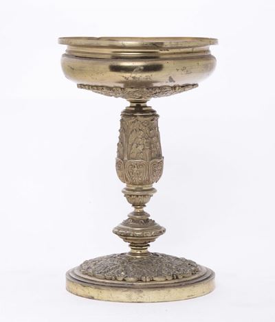 Alzata in Bronzo Dorato, XIX Secolo