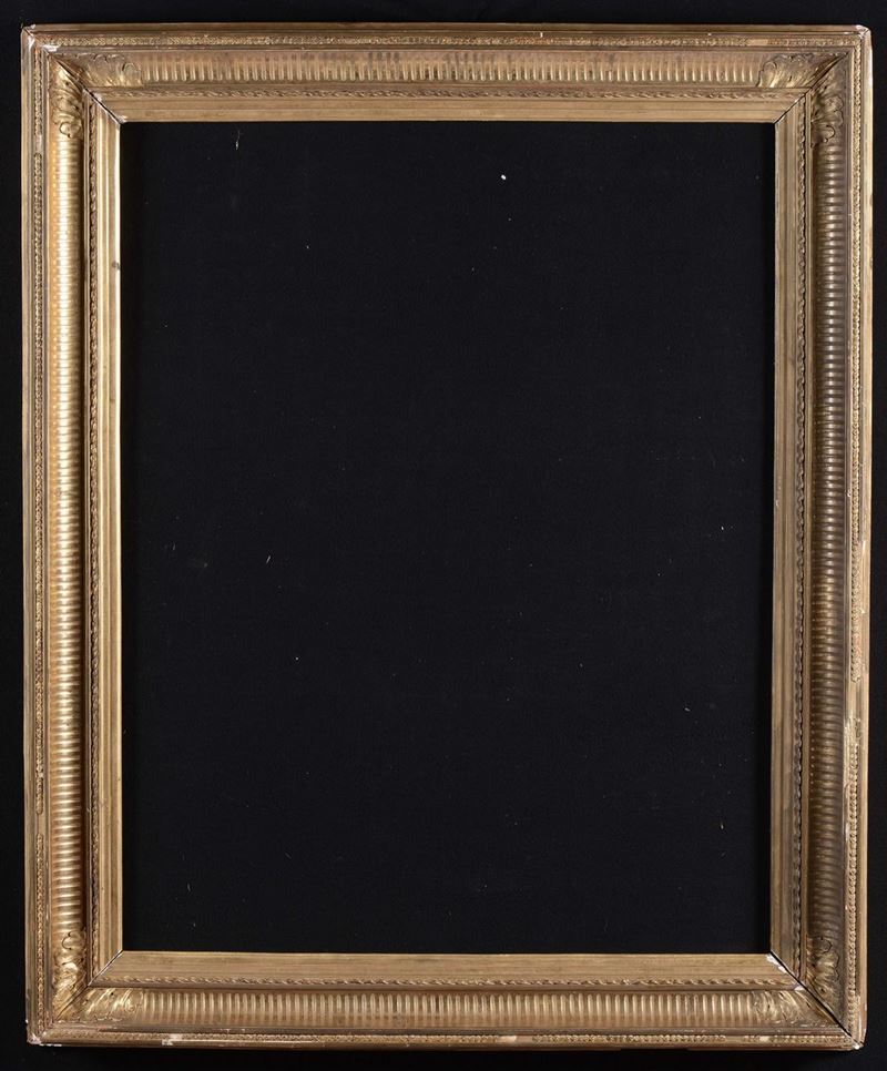 Cornice in legno dorato, XIX secolo  - Asta Antiquariato e Dipinti Antichi - Cambi Casa d'Aste