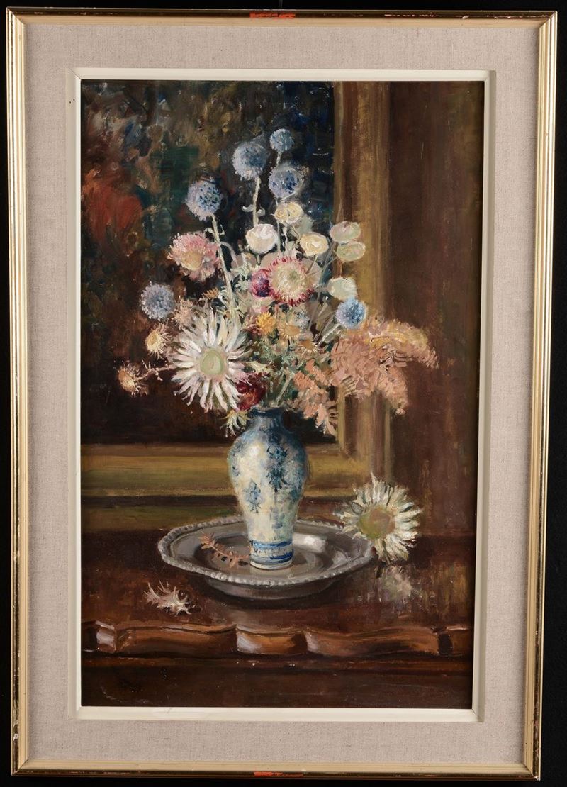 Anonimo del XX secolo Vaso di fiori  - Auction Antique and Old Masters - Cambi Casa d'Aste
