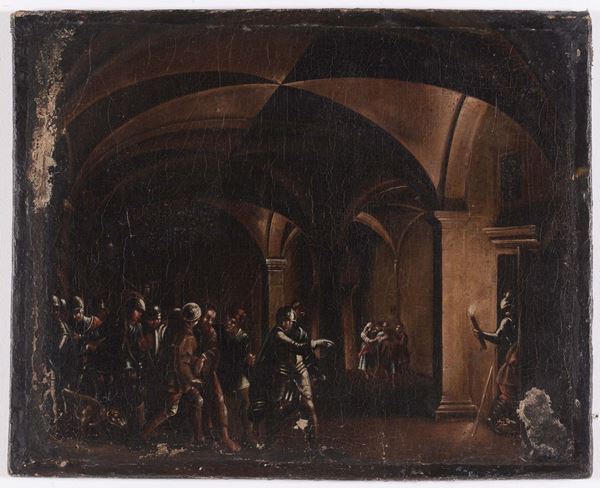 Scuola del XVIII secolo Cattura di Cristo