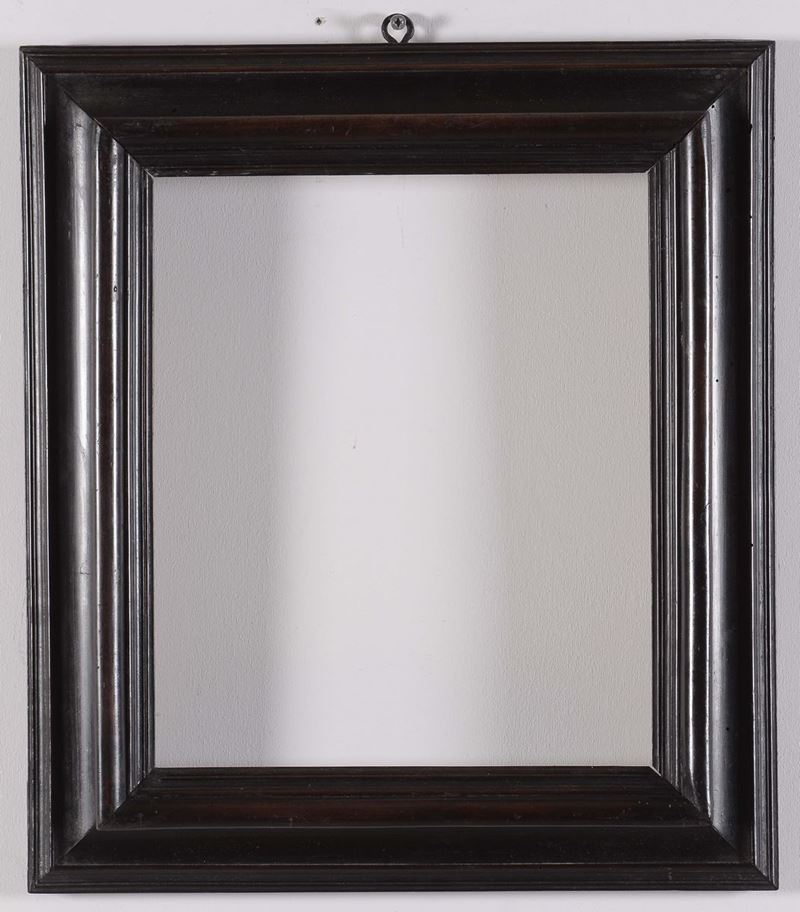 Cornice Salvator Rosa lastronata in palissandro, XIX secolo  - Auction Antique Frames - Cambi Casa d'Aste
