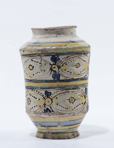 Albarello in Maiolica Policroma, Probabilmente XVII Secolo