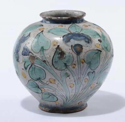 Boccia di Farmacia Policroma, Caltagirone, Datato 1749