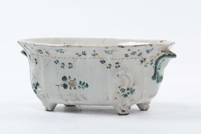 Zuppiera in Maiolica Policroma, Cerreto Metà XVIII Secolo