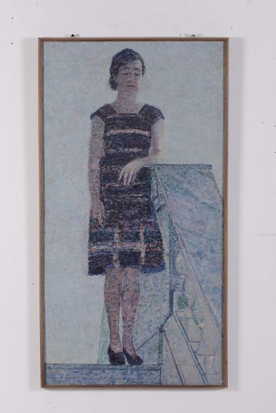 Albino Pietro (genova 1865 – Savona 1946)ritratto di Fanciulla