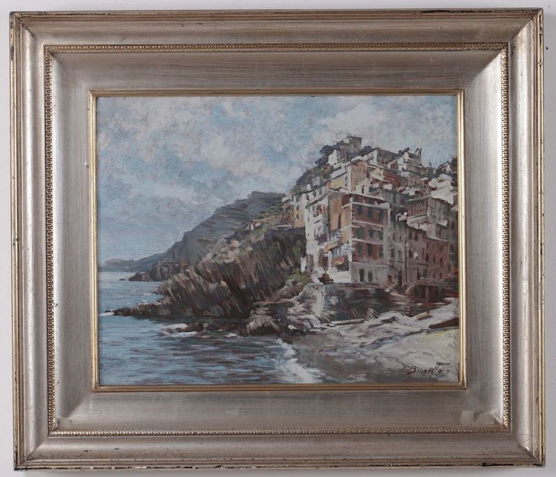 Silvio Brunetto (Ceretta di San Maurizio Canavese 1932) Riomaggiore, 1981  - Auction Antique and Old Masters - Cambi Casa d'Aste