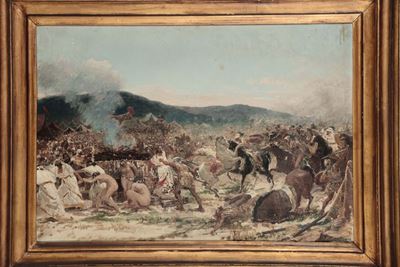 Giuseppe Sciuti (1834-1911)battaglia di Imerea, 1881