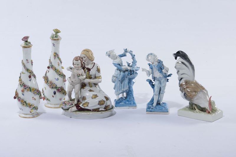 Lotto di oggetti in porcellana  - Auction Antique and Old Masters - Cambi Casa d'Aste