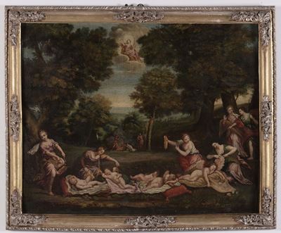 Scuola del XVIII Secoloscene Allegoriche