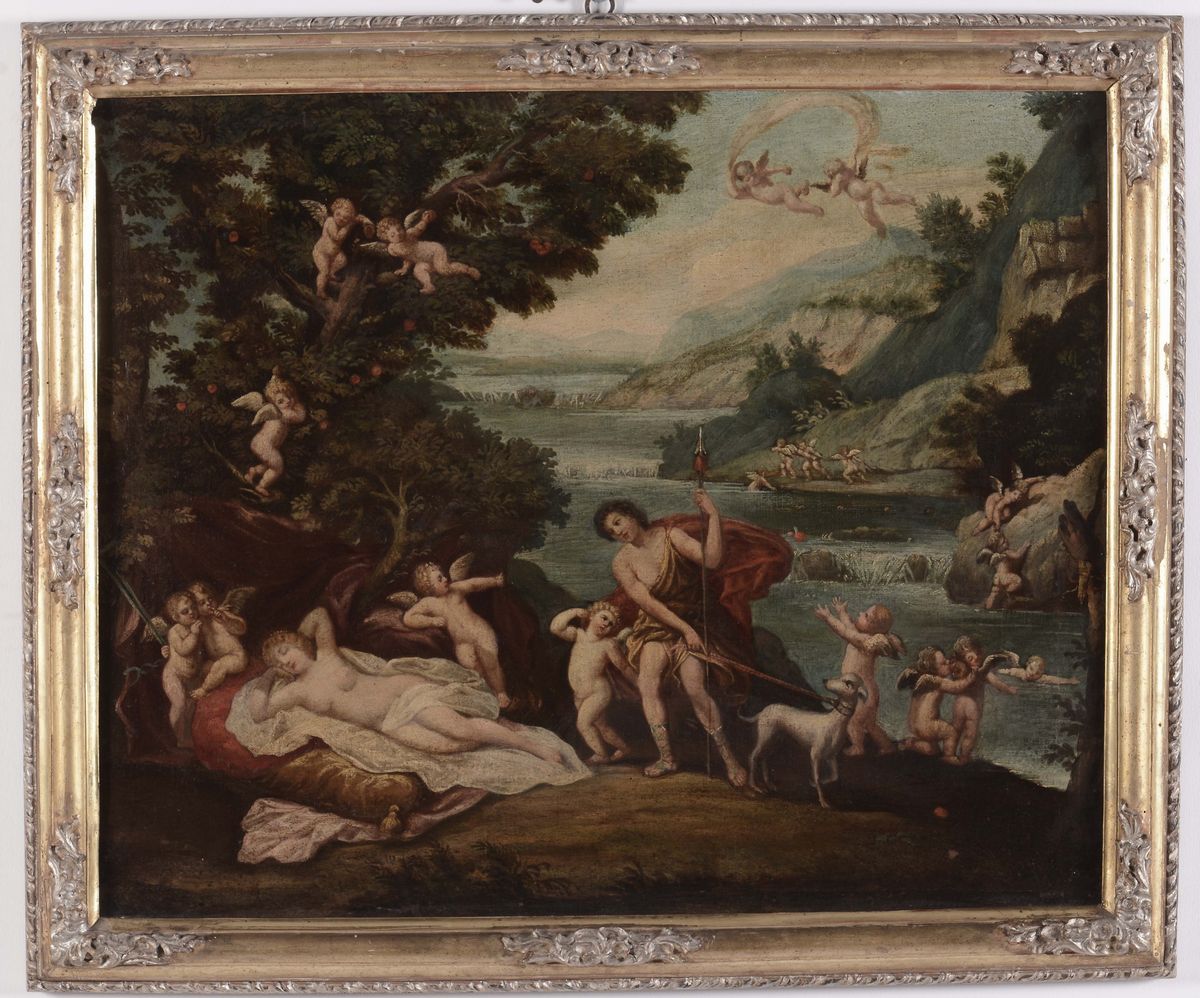 Scuola del XVIII Secoloscene Allegoriche