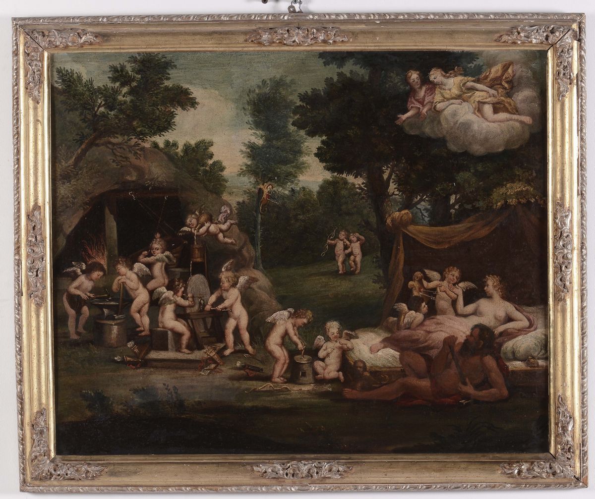 Scuola del XVIII Secoloscene Allegoriche
