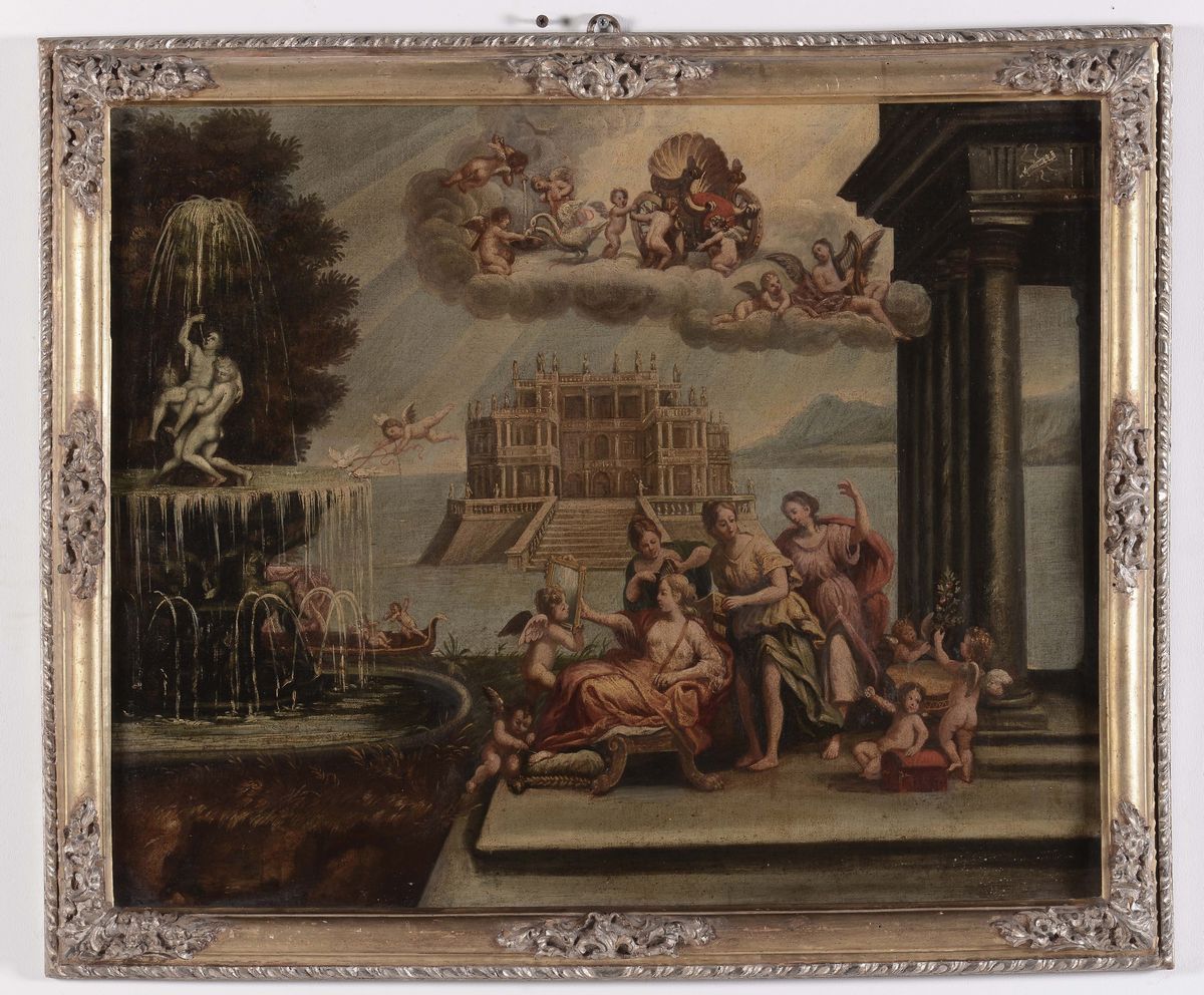 Scuola del XVIII Secoloscene Allegoriche