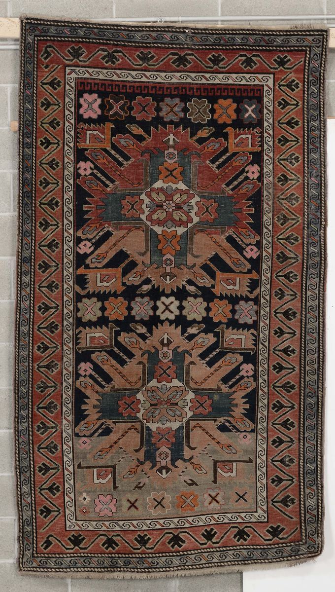 Tappeto caucasico Chelaber fine XIX inizio XX aecolo  - Auction Antique and Old Masters - Cambi Casa d'Aste