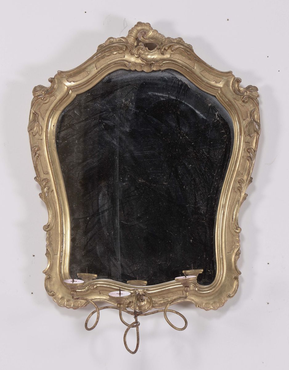 Quattro Ventoline in Legno Dorato, Venezia Fine XIX Secolo