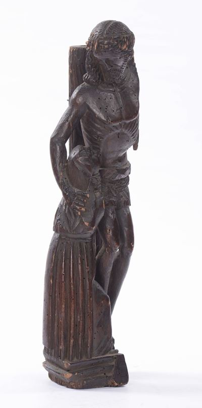 Scultura in Legno Raffigurante Pietà, XVIII Secolo