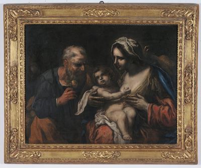 Scuola Romana della Fine del XVII Secolosacra Famiglia