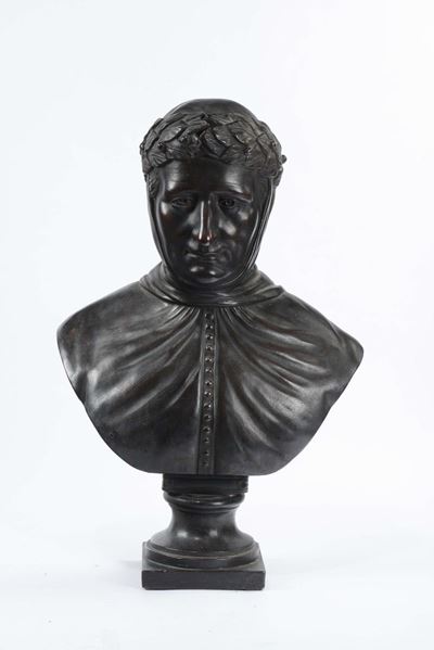 Scultore del XIX Secolobusto di Francesco Petrarca