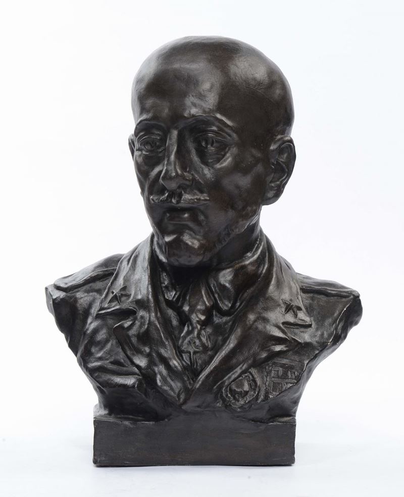 Plastificatore del XX secolo Busto di Gabriele D’Annunzio  - Auction Antique and Old Masters - Cambi Casa d'Aste