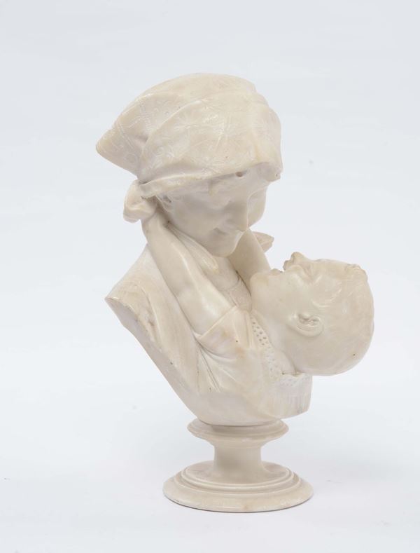 Scultore del XIX secolo Maternità