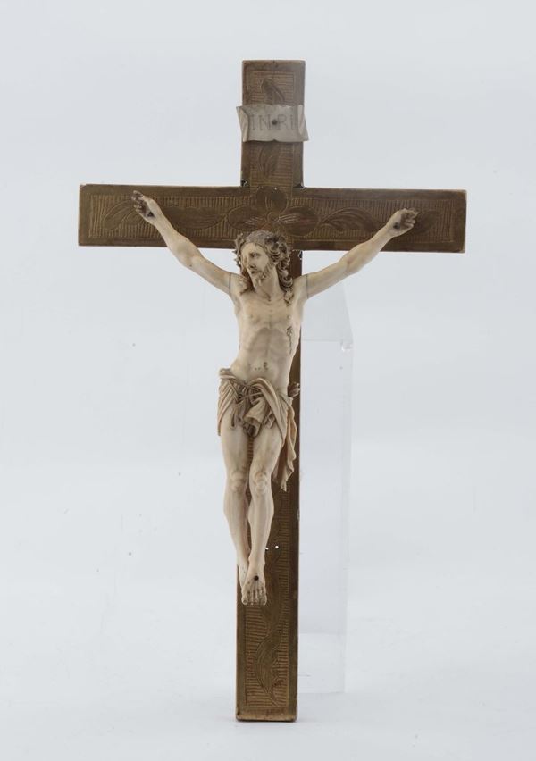 Scultore del XIX secolo Cristo crocifisso