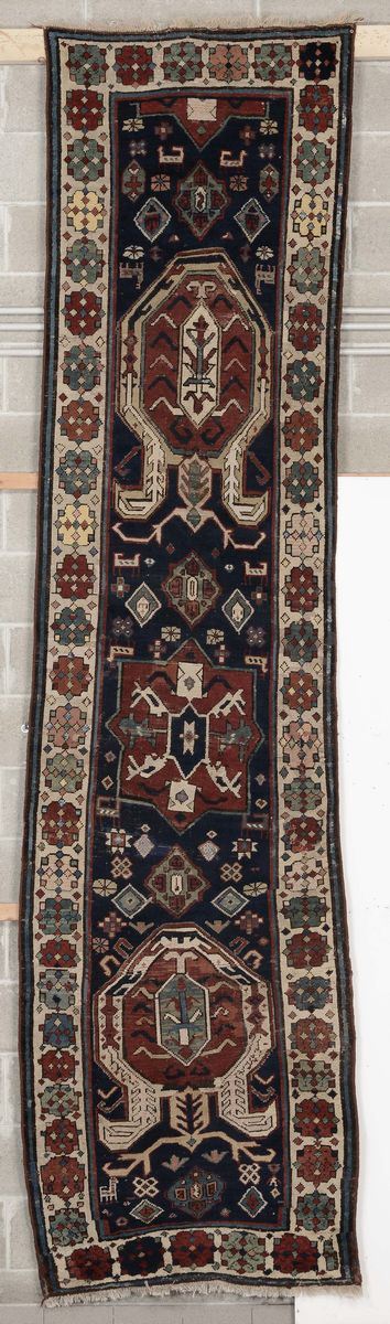 Passatoia caucasica Lenkoran fine XIX secolo  - Asta Antiquariato e Dipinti Antichi - Cambi Casa d'Aste