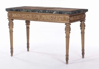 Consolle in Legno Intagliato e Dorato, Toscana Fine XVIII Secolo