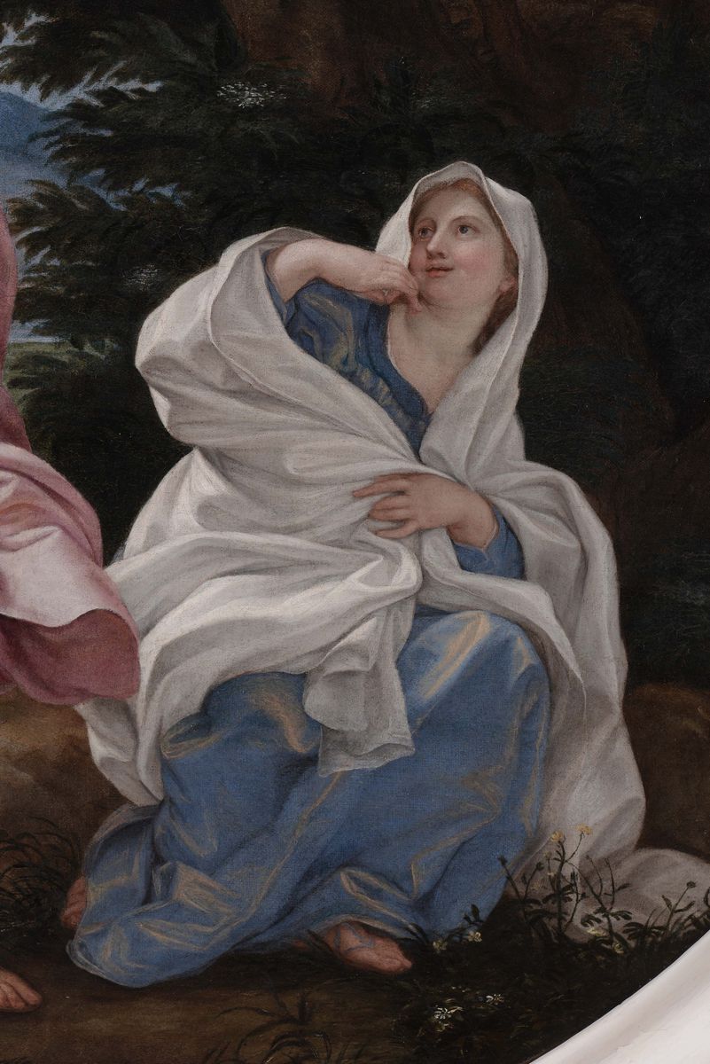 Giovan Battista Gaulli Detto il Baciccio (1639-1709)loth e le Figlie Giuda e Tamar