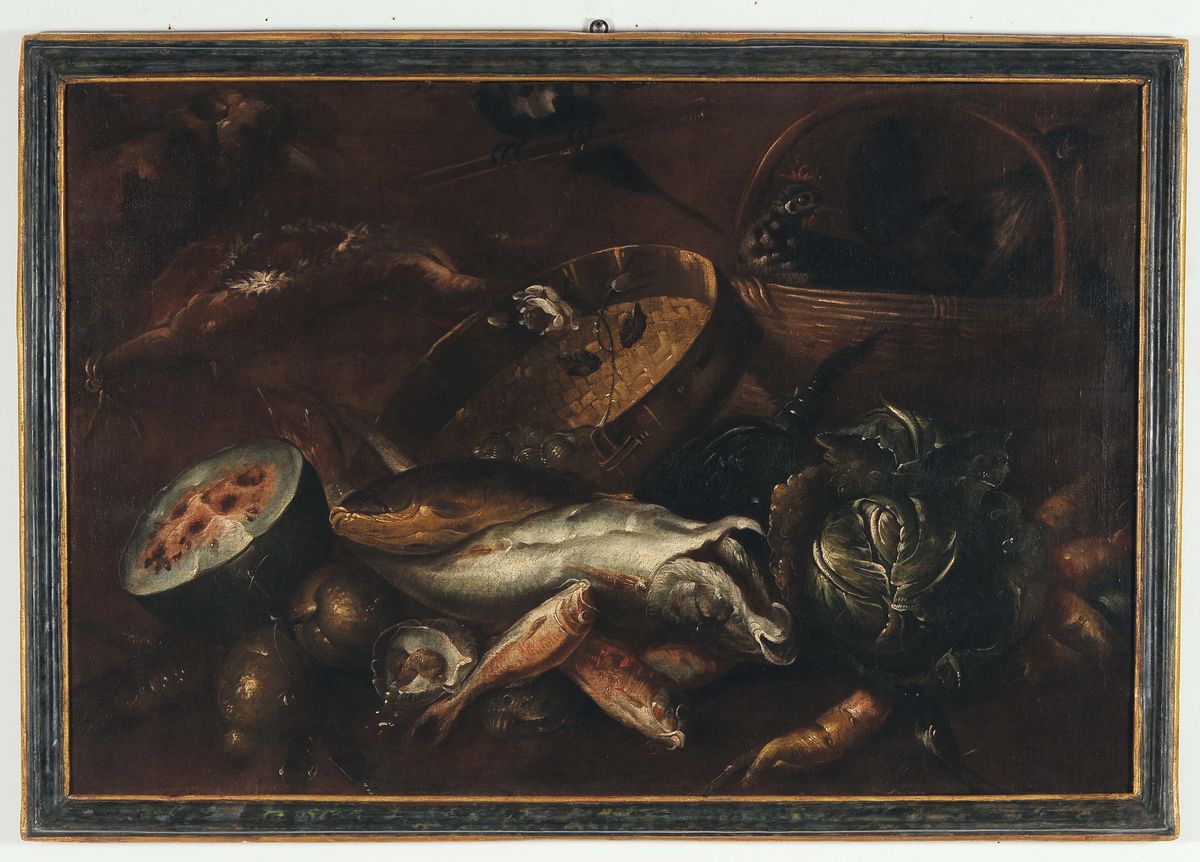 Scuola Italiana del XVIII Secolocoppia di Nature Morte