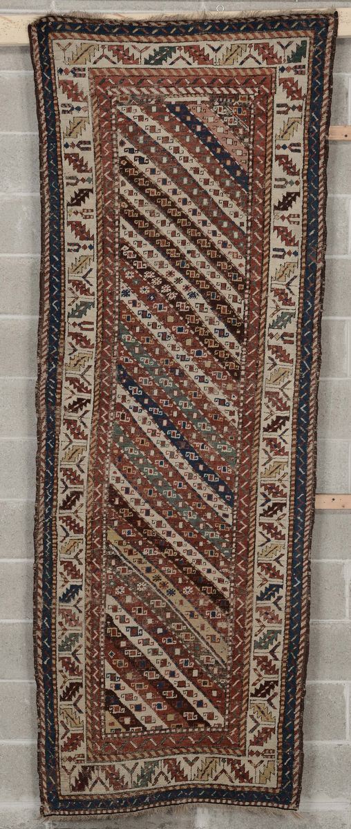 Passatoia caucasuca Gandje fine XIX secolo  - Auction Antique and Old Masters - Cambi Casa d'Aste