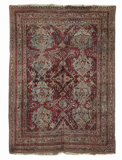 Tappeto Anatolico Usahk Fine XIX Inizio XX Secolo