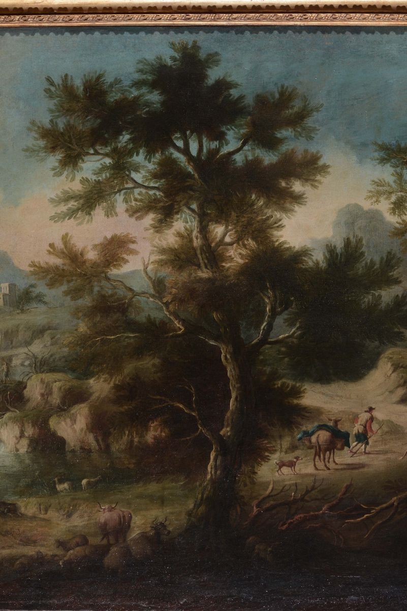 Tommaso Porta (brescia 1686 - Verona 1766)paesaggio