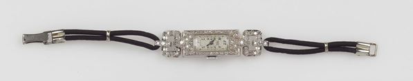 A women's watch with diamonds. Slightly used