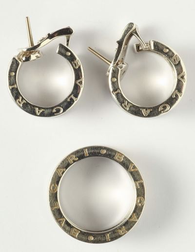 Bulgari B.zero1, Parure Composta da Anello ed Orecchini