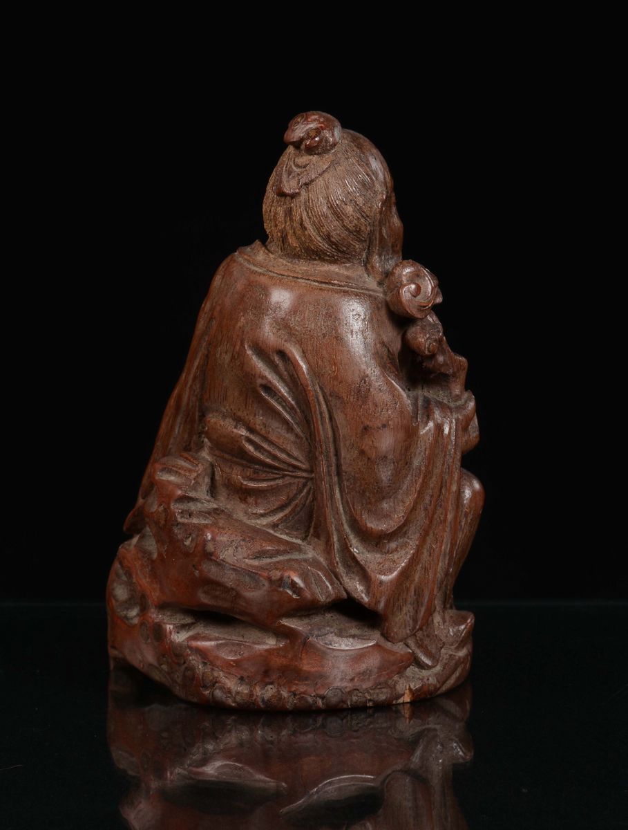 Figura di Saggio in Bamboo, Cina, Dinastia Qing, XIX Secolo