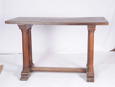 Fratino in Stile in Legno di Rovere a Quattro Gambe, XX Secolo