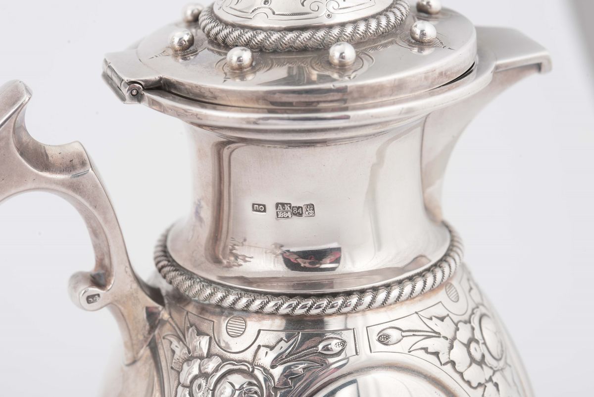 Samovar in Argento, Bollato John Round And The Son Ltd, Città di Sheffield XX Secolo