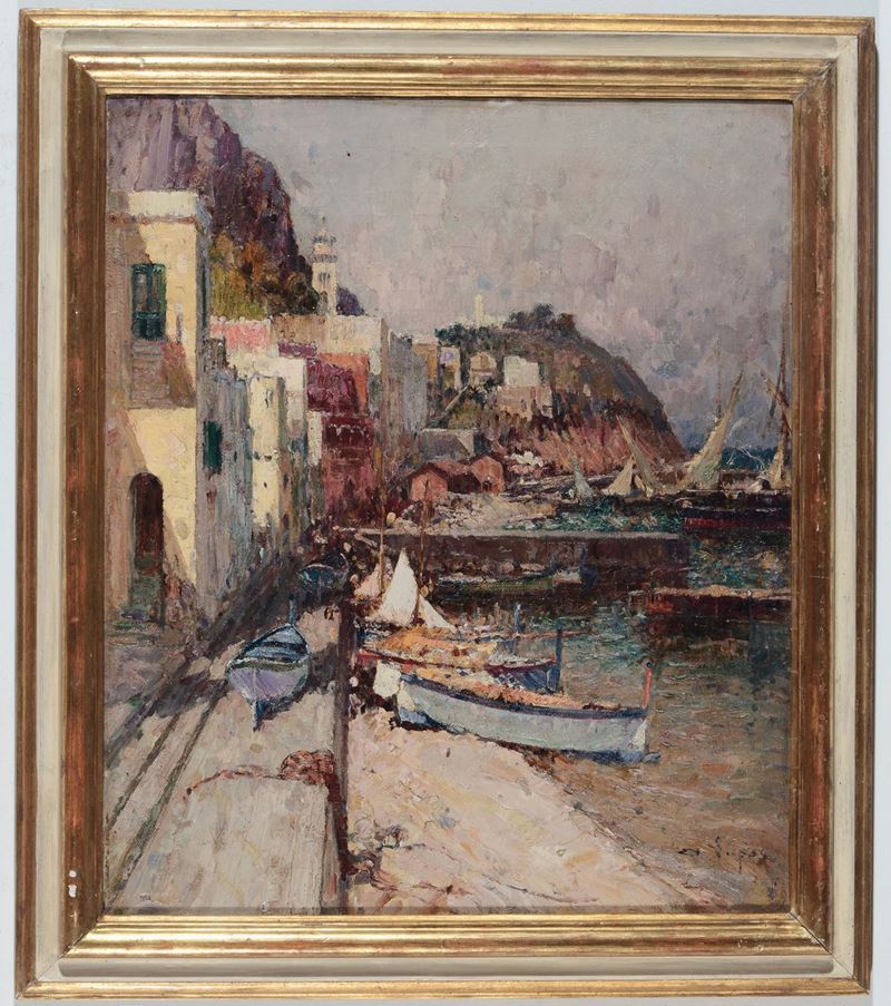 Alessandro Lupo (1876 - 1953) Capri  - Asta Dipinti del XIX e XX secolo - Cambi Casa d'Aste