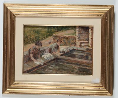 Alceste Campriani (1848-1933)al Lavatoio