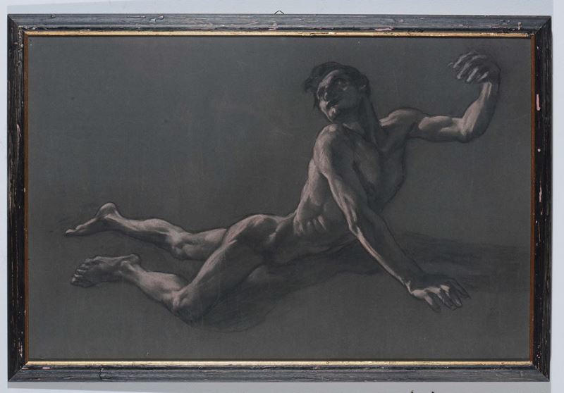 Anonimo del XIX secolo Nudo maschile  - Auction Time Auction 05-2014 - Cambi Casa d'Aste
