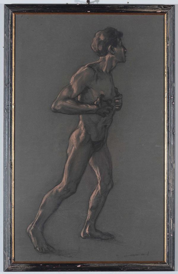 Anonimo del XIX secolo Nudo maschile