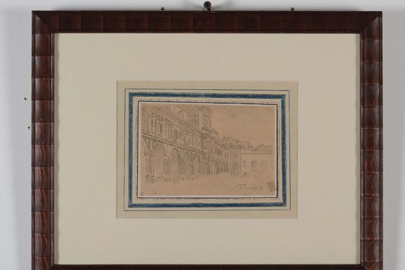 Gaetano Previati Veduta  - Asta Asta a Tempo 05-2014 - Cambi Casa d'Aste