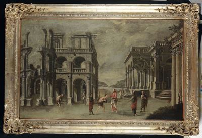 Didier Barra (circa 1590 - ?) - Francois Perrier (circa 1590 - 1650), Attribuito Aveduta Architet...
